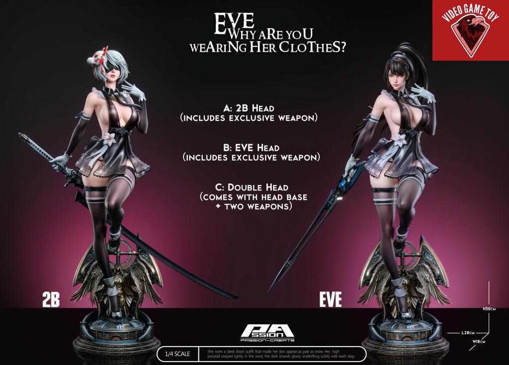 PA Create Studio – Stellar Blade Eve 2B PA Create Studio – Stellar Blade Eve cos YoRHa No.2 Type B – Video