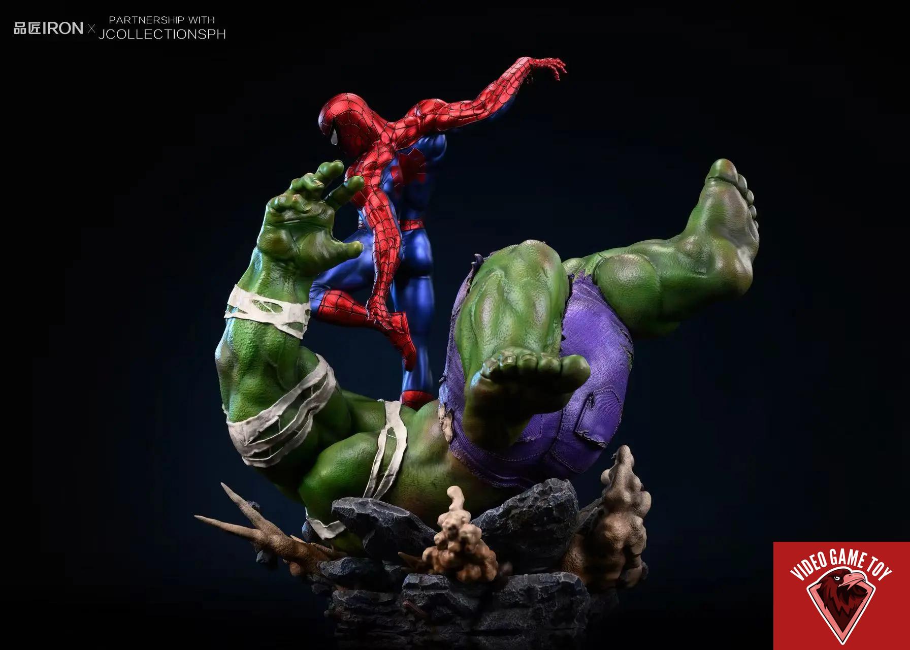 IRON Studio – Marvel MQ065 Spider Man vs Hulk – Video Game Toy