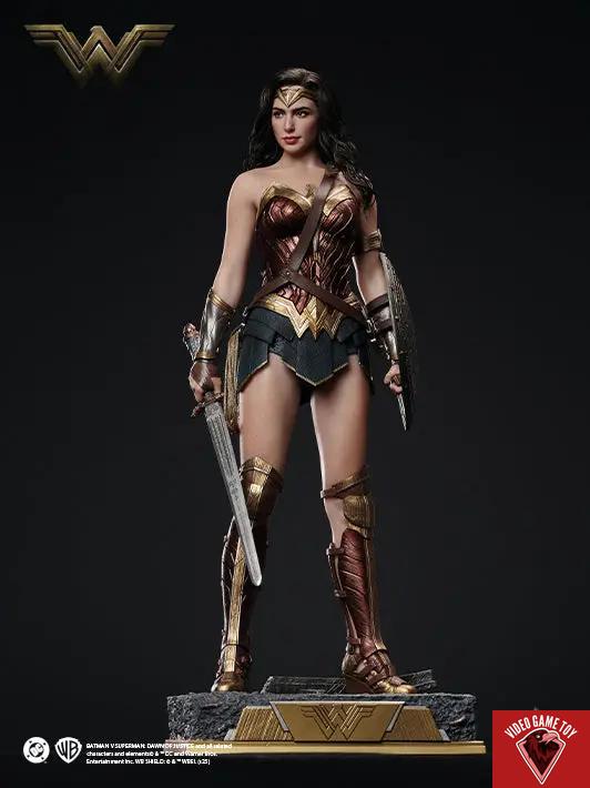 wonder woman gold dress in batman vs superman INART Studio – Batman v Superman: Dawn of Justice Wonder Woman (Licensed) –  Video Game Toy