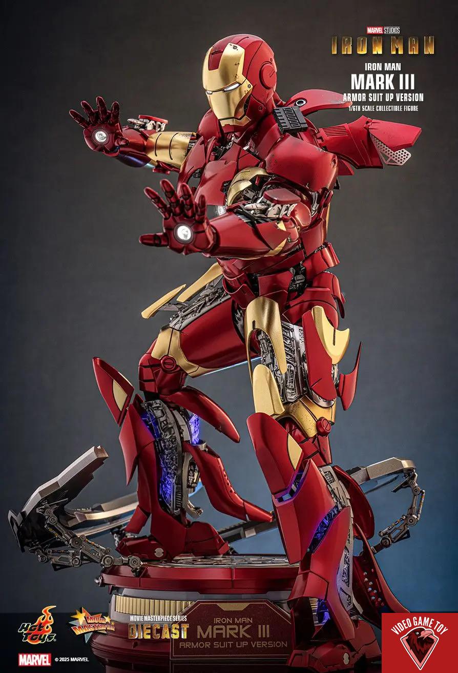 MARVEL - 最終値下げ 美品 hottoys DIORAMA IRONMAN mark3 Iron Man Mark III (Construction Version) Sixth Scale
