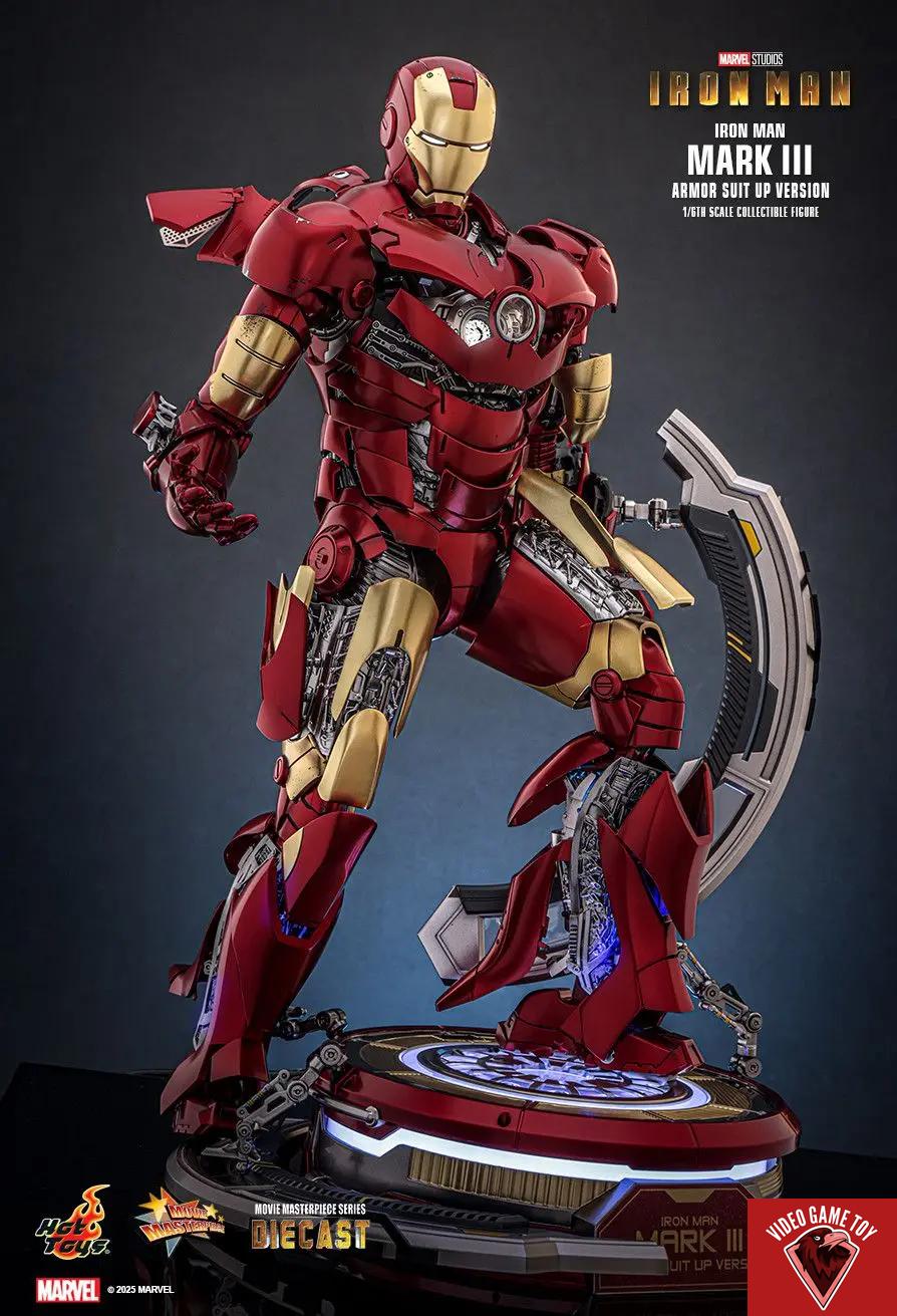 MARVEL - 最終値下げ 美品 hottoys DIORAMA IRONMAN mark3 Iron Man Mark III Construction Version Reissue by Hot Toys