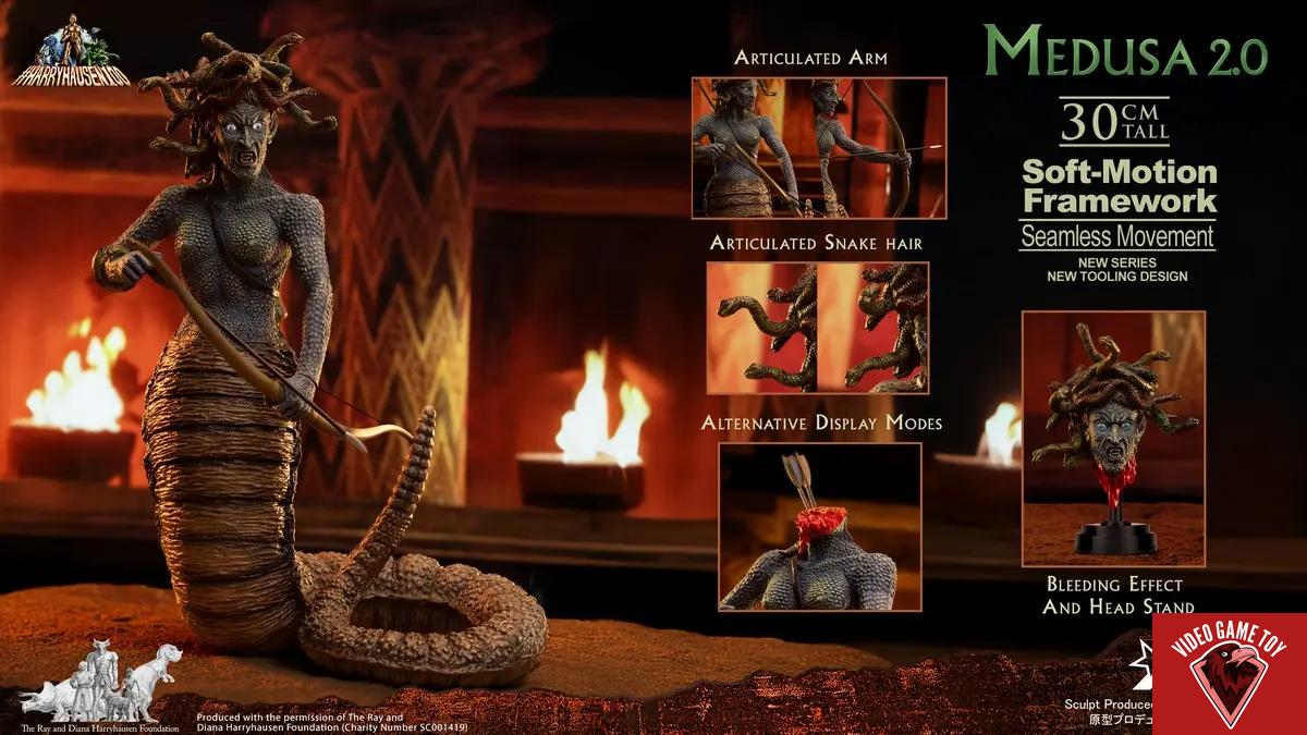 Star Ace Toys – Ray Harryhausen Soft-motion series Medusa SA6070