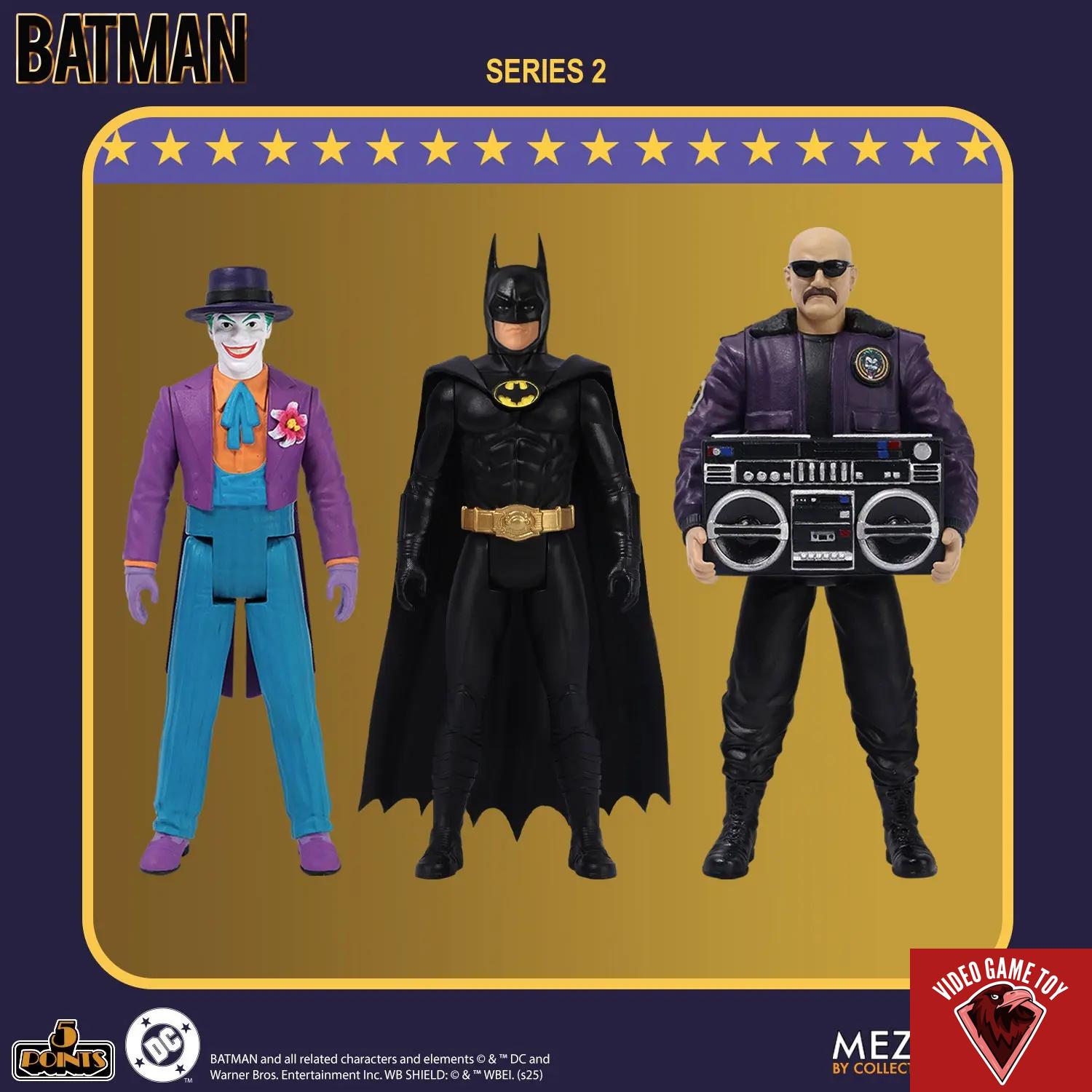Mezco Studio – 5 Points Batman (1989) – Series 2 Set (Licensed