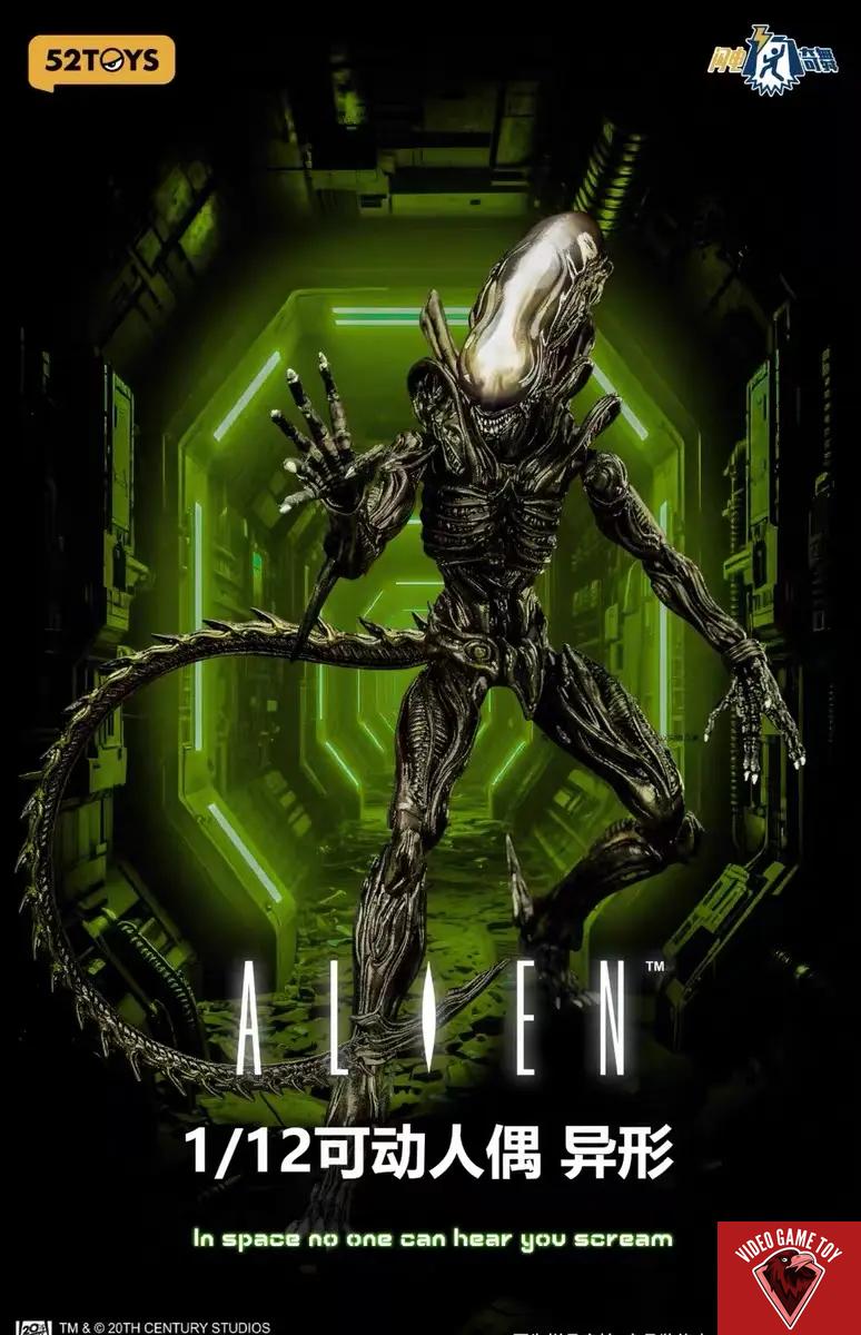 その他 THE FIRST FAN_COLLECTABLE TOY_ALIEN 52toys – Alien 1/12 Action Figure (Licensed) – Video Game Toy