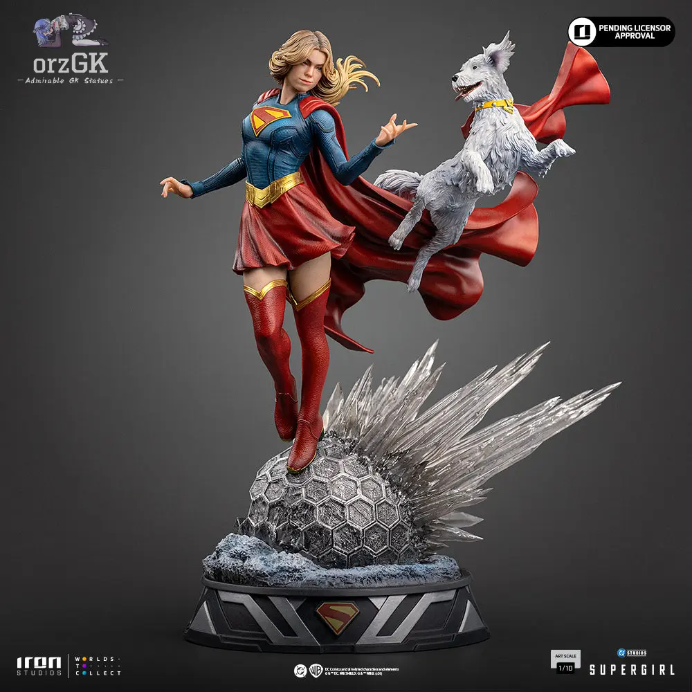 アイアンスタジオ　スーパーガール Iron Studio – Supergirl X Krypto – Supergirl Movie – Art Scale 1